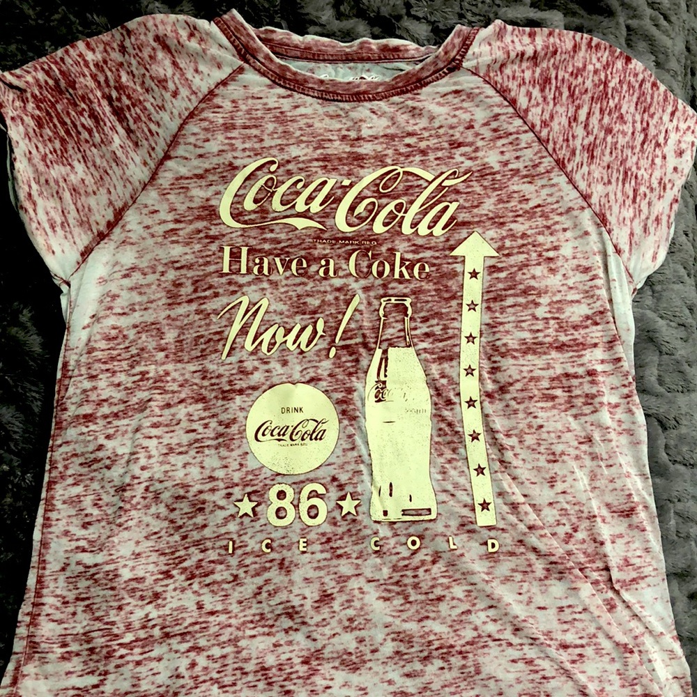 Coca-Cola Cuffed Short Sleeved Tee